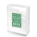 4.7" x 7.8" Vacuum Sealer Bags,Heavy Duty Pre-Cut Design Commercial Grade Food Sealable Bag for Heat Seal Food Storage,Smell Proof Bags Boilsafe to 280°F Freezable, Resizable,Reuseable (100Pcs)