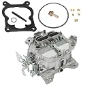 4 Barrel 750 CFM Carburetor Manual Choke Fit For Rochester Quadrajet Carburetor Chevy 350 454 327 427 V8 Engines GMC Trucks 1966-1973 big small block 4BBL Carb 1901R 4MV Corvettes 1975-1979 1901-GG