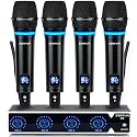 4 Channel Rechargeable Wireless Microphone System (G8)