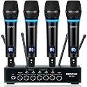 4 Channel Rechargeable Wireless Microphone System(MU-898)