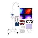 4 Color Teeth Whitening Machine LED Light, Mobile Dental Teeth Whitening Lamp Bleaching, Cold Light Tooth Whitener with Remote Control