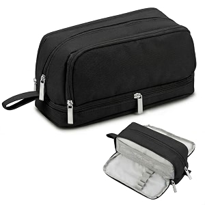 4 compartments pencil case for boysbig canvas pen pouch bag large capacity pen box tool bag for middle school college office organizer for kids men women adult teens black color
