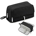 4 Compartments Pencil Case for Boys,Big Canvas Pen Pouch Bag, Large Capacity Pen Box, Tool Bag for Middle School College Office Organizer for Kids Men Women Adult Teens [Black Color]