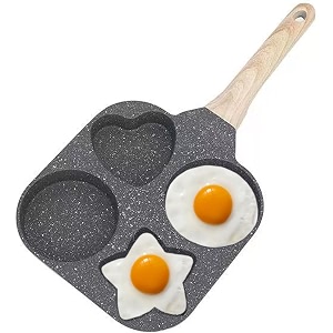 4 Different Shape Non-Stick Frying Pan with