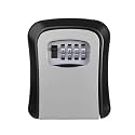 4-Digit Combination Anti-Theft Key Lock,Key Lock, Combination Lock Box, Wall Mounted, Waterproof, Key Storage Lock Box for Outdoor and Indoor,Office,Gym,School,etc