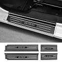 4-Door Door Sill Guards for Jeep Wrangler & Gladiator - Carbon Fiber