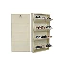 4 Door Wall Mounted Metal Shoe Rack