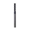 4 Flute Square Carbide End Mill,AlTiN Coating for Hardened Steel, Cast Iron and Stainless Steel-1/8" Cutting Diameter, 1/2" Flute Length, 1-1/2" Overall Length