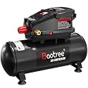 4 Gallon Portable Air Compressor, Max 110PSI Oil Free Air Compressor Tank, 0.5HP Motor 0.6SCFM@90 PSI,1.0SCFM@40PSl Garage Air Compressors for Car Repair, Spray Painting, Woodwork Nailing