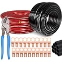 4 Gauge Wire 100ft Red/Black CCA Battery Cable Power/Ground W/Cable Cutter