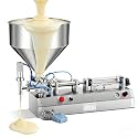 4-Head Beverage Filling Machine,Automatic Bottle Filler with Belt Conveyor,Digital Control &amp; Anti-Drip Nozzles,10-600ml for Essential Oils &amp; Drinks 40ml