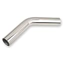 4 Inch 45 Degree DIY Custom Mandrel Exhaust Pipe Tube Pipe, T304 Stainless Steel, Universal Fit, 20.5 Inch End to End Length, 4'' OD Mandrel Bend Pipe