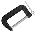 4 Inch C-Clamp Set, Heavy Duty Steel C Clamp Industrial Strength C Clamps for Woodworking, Welding, and Building (1PC)