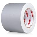 JIALAI HOME 4 Inch Gaffers Tape - 30 Yards per Roll Wide Gray Gaff Tape - Non-Reflective, Grafting Tape for Filming, Photography, Radio, Heavy-Duty Water Resistant Matte Finish Gaff Tape, Grey
