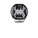 4 Inch LED Work Light Bar Driving Lamp Spotlight Auxiliary Light 12 24V Headlight Compatible With Offroad 4x4 ATV Car(1pcs White DRL)