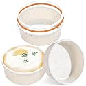 4 Inch Mini Round Cake Pans with Metal Reinforced Frame, Set of 3