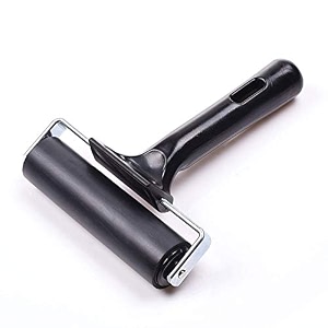 4-inch rubber brayer roller for printmaking great for gluing application also original version