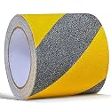 ONTWIE Anti Slip Tape, 4 Inch x 66ft Safety Non Slip Tape (Yellow/Black)