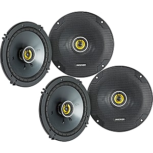 4 kicker 46csc654 csc65 6534 6-1234 300w 4-ohm car audio coaxial speakers