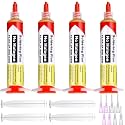 4 Pack 10ml Solder Flux Paste, 8341 No Clean Soldering Flux for Electronics