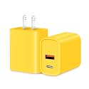 2 Pack 20W USB C Charger Block