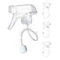 4 Pack 360° Spray Nozzles for 8oz, 16 oz Spray Bottles Clear