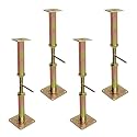 4 Pack Adjustable House Jack Floor Joist Support 16.5"-26.7" for Leveling