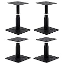 4 Pack Adjustable Support Jack for Floor, Deck Foundation, RV Step Stabilizer, Mini Screw Jack-Post 4" to 7"