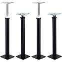4-Pack Adjustment Floor Jack Post Floor Jack Lift Supports 16.5-20.5 Inch Adjustable House Jack,Adjust Supports,Lift Supports,Mini Screw Jack, Floor Straightener,Level Supports