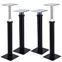 4-Pack Adjustment Floor Jack Post Floor Jack Lift Supports 12.5-16.5 Inch Adjustable House Jack,Adjust Supports,Lift Supports,Mini Screw Jack, Floor Straightener,Level Supports