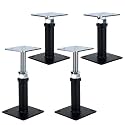 4-Pack Adjustment Floor Jack Post Floor Jack Lift Supports 6-9 Inch Adjustable House Jack,Adjust Supports,Lift Supports,Mini Screw Jack, Floor Straightener,Level Supports