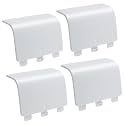 4 Pack Battery Cover for Xbox Series X, Xbox Series S Controller, Battery Back Door Shell Repair Part Compatible with Xbox Wireless Controller * White