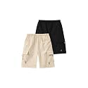 4 Pack Boys Pull on Jogger Shorts Cargo Shorts with Pocket 3-14Y