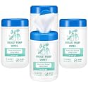 4 Pack Breast Pump Cleaning Wipes 300 Count Pacifier Bottle Wipes