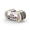 4 Pack Buck Strapping Tape 2 Inch x 30 Yds (90ft), 5.5 Mil – Heavy Duty Fiberglass Tape, Filament Tape, Reinforced Packing Tape with Synthetic PET Adhesive for Bundling, Shipping &amp; Palletizing