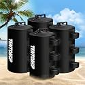 4 Pack Canopy Water Weight Bag, 88 LBS Water Tent Weights Set of 4 Leg Weights for Gazebo, Pop Up Canopy, Canopies, Tent (Black 10L)