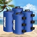 4 Pack Canopy Water Weight Bag, 88 LBS Water Tent Weights Set of 4 Leg Weights for Gazebo, Pop Up Canopy, Canopies, Tent (Blue 10L)