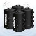 4 Pack Canopy Water Weight Bag, 220 LBS Water Tent Weights Set of 4 Leg Weights for Gazebo, Pop Up Canopy, Canopies, Tent (Black 25L)