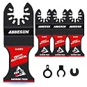4 Pack Carbide Oscillating Saw Blades for Hard Metal & Nails Cutting