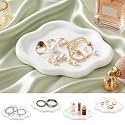 4 Pack Ceramic Jewelry Tray, Trinket Dish, Small Jewelry Dish