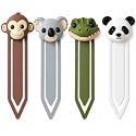 4 Pack Cute Animal Bookmarks Set 