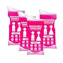 4 Pack Disposable Urine Bags for Travel - Emergency Travel Urinal, 900ML Leak-Proof Pee Bags for Men & Women with Absorbent Paper, Portable Toilet Bags for Car & Outdoor