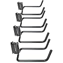 4-Pack E-Track Double J Hooks, 5.5-Inch Deep x 4-Inch Wide