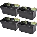4 Pack E-Track Storage Bin for E-Track System E Track Accessories Storage Box for Trucks Easily Organizer Basket for Enclosed Trailer
