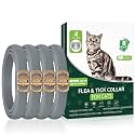 4 Pack Flea Collar for Cats, 32 Months Flea and Tick Prevention for Cats