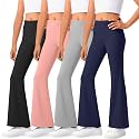 4 Pack Girls Flare Leggings Bootcut Yoga Pants