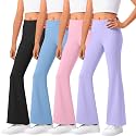 4 Pack Girls Flare Leggings Bootcut Yoga Pants