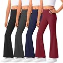 4 Pack Girls Flare Leggings Bootcut Yoga Pants