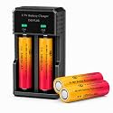 4-Pack High Capacity Ni-MH Rechargeable Batteries and Charger