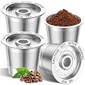 AANQQ 4 Pack Reusable K Cup Pods for Keurig: All Stainless Steel Money Save